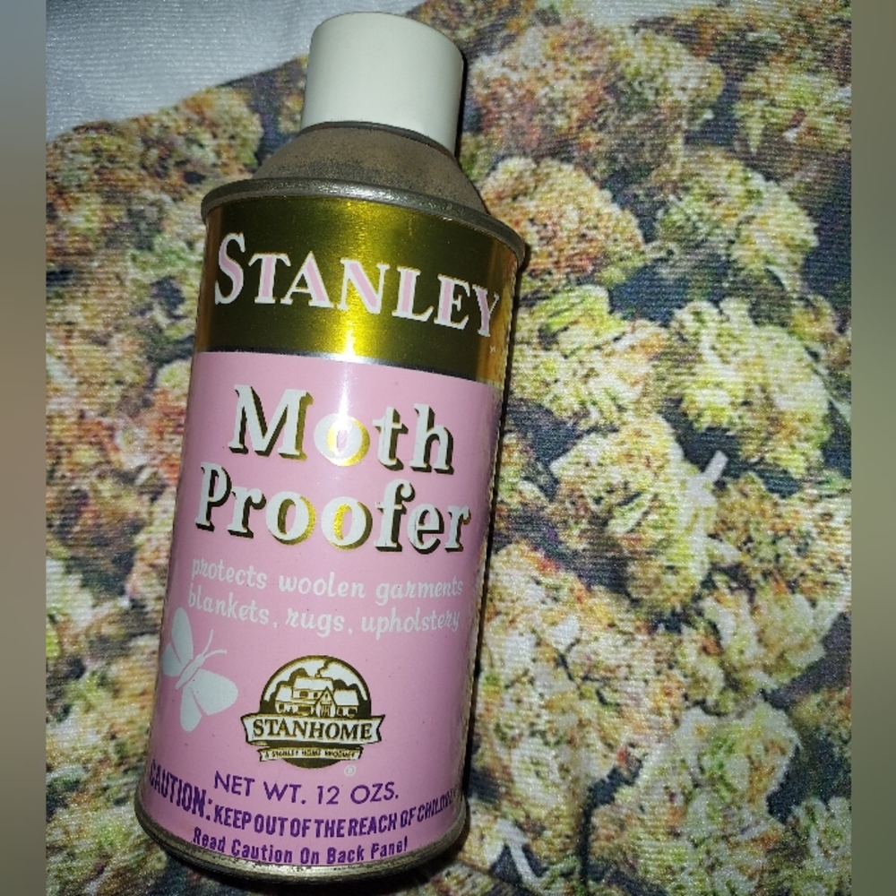 ☆Vintage Stanley Moth Proofer  12 oz Spray Can (85%-99% Full)☆